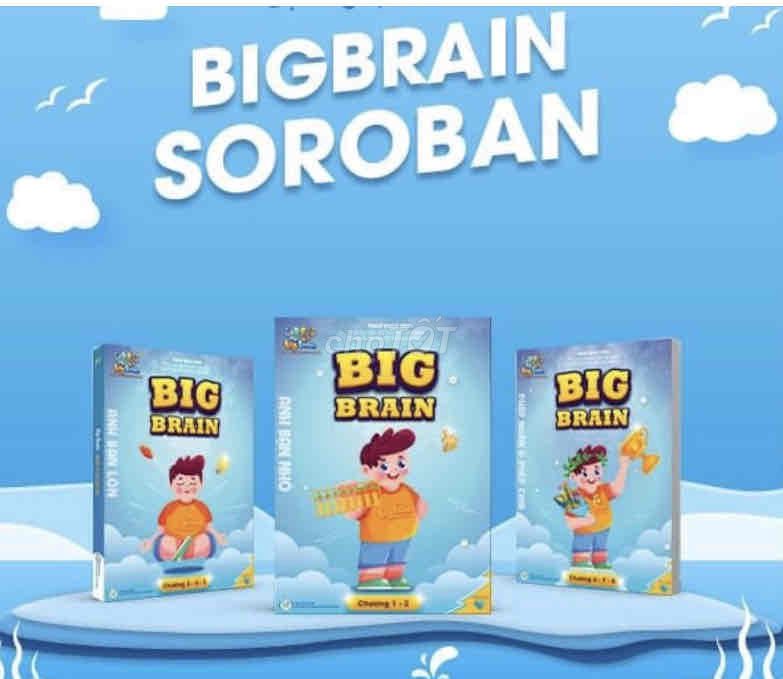 Sách BigBrain Soroban ( Bộ 3 cuốn 1,2,3)