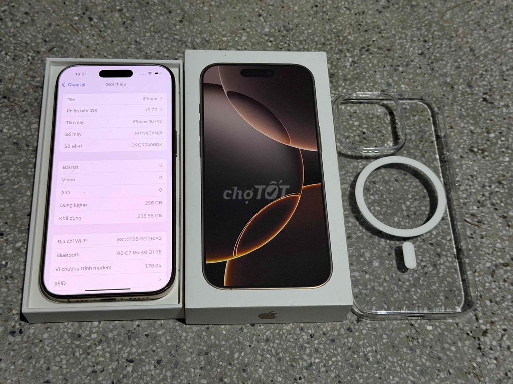 Apple iPhone 16 Pro 256GB Chính Hãng Vietnam. Mua bán Điện thoại tại Quận 10 Tp Hồ Chí Minh được đăng bởi Danh Nguyen hình 1