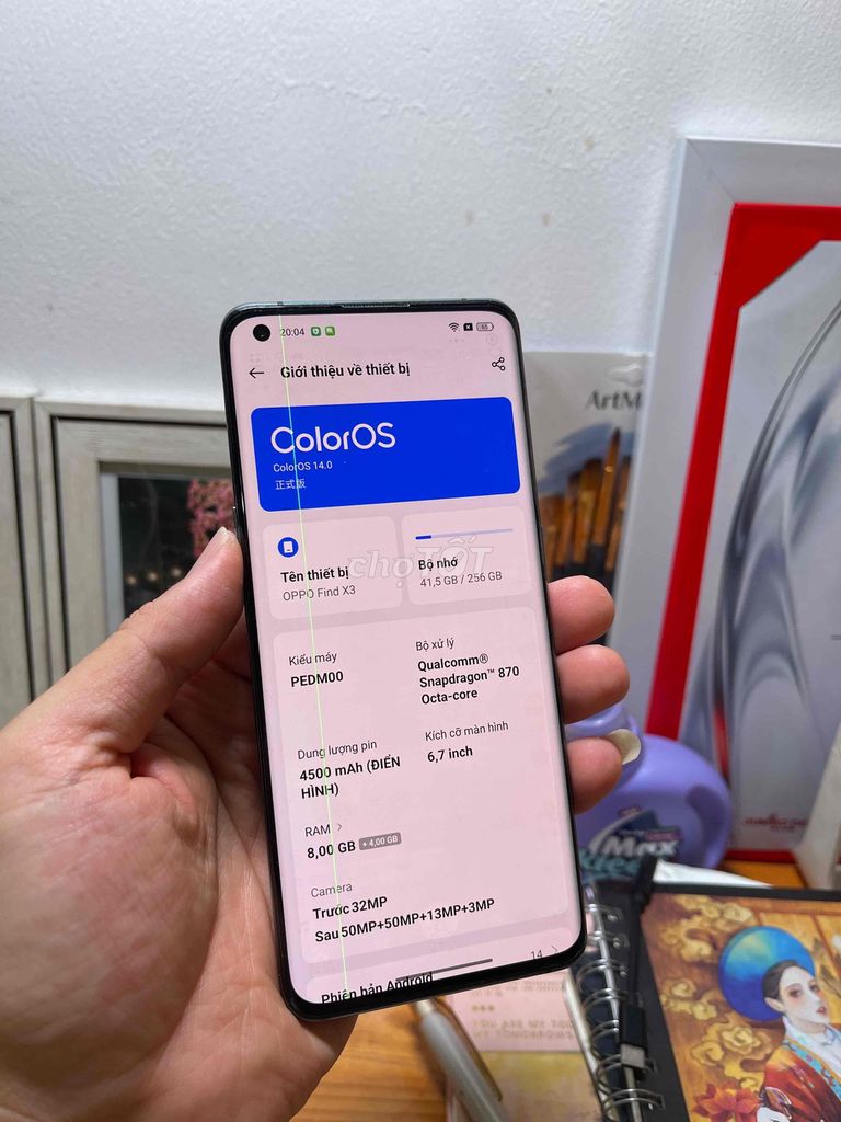Oppo Find X3 256GB Đen Sọc màn hình. Mua bán Điện thoại tại Quận 5 Tp Hồ Chí Minh được đăng bởi ManhQuynh hình 1
