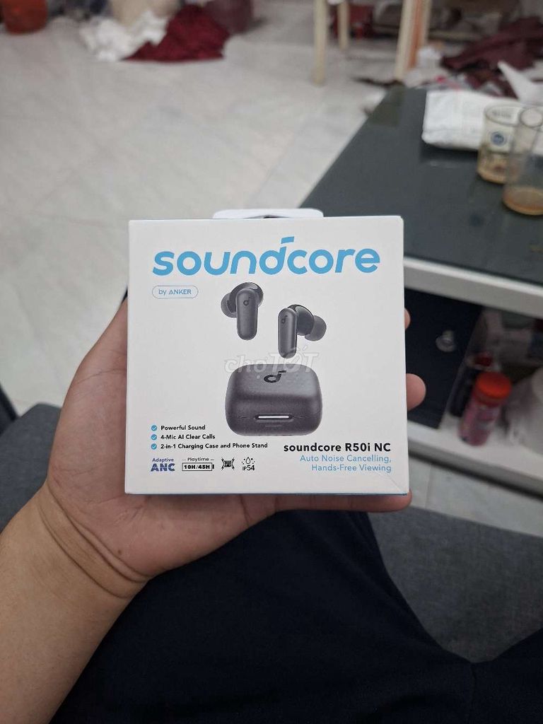 Tai nghe Soundcore R50i NC Đen chống ồn. Mua bán Tivi, Âm thanh tại Thị xã Sơn Tây Hà Nội được đăng bởi Minh Chau hình 1
