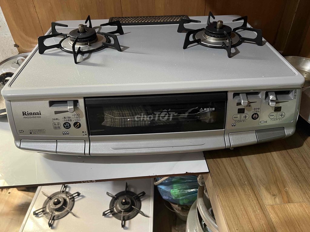 Bếp ga Rinnai RKGSV661E6 Xám. Mua bán Bếp, lò, đồ điện nhà bếp tại Huyện Tam Bình Vĩnh Long được đăng bởi nguyễn cường hình 1