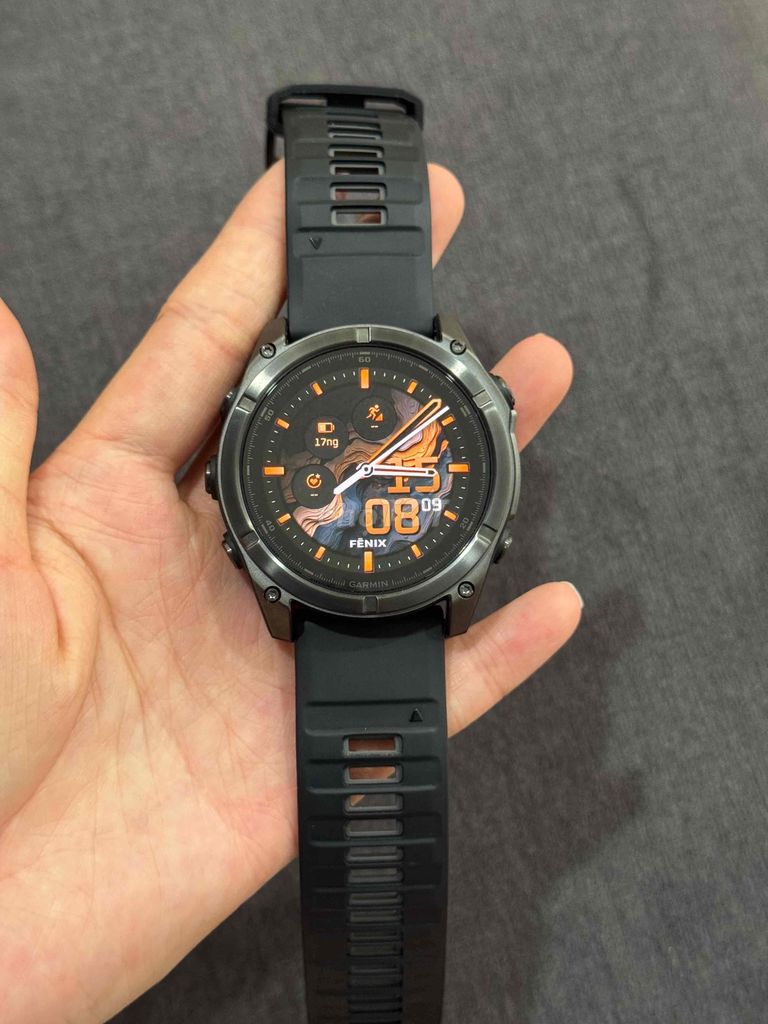 Garmin Fenix 8 Đen 51mm Đã sử dụng. Mua bán Thiết bị đeo thông minh tại Quận 8 Tp Hồ Chí Minh được đăng bởi Quỳnh Như hình 1