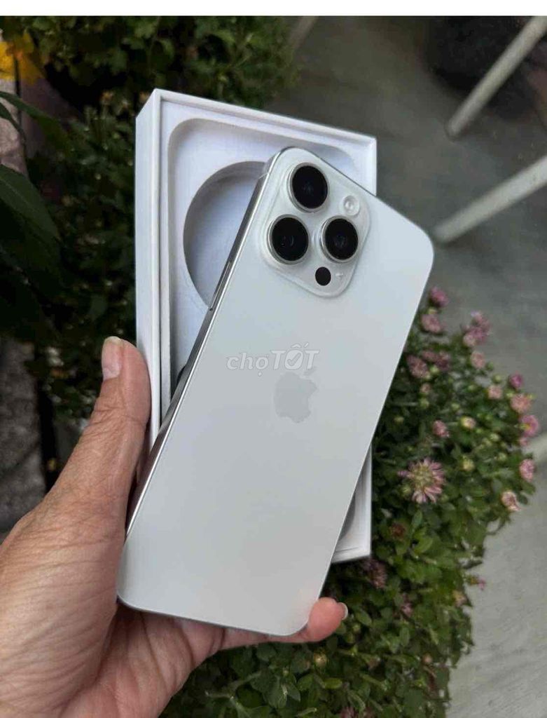iphone15promax512gb trắng qtế mỹ pin90 zin áp suất. Mua bán Điện thoại tại Quận 3 Tp Hồ Chí Minh được đăng bởi Nam Á Mobile hình 1