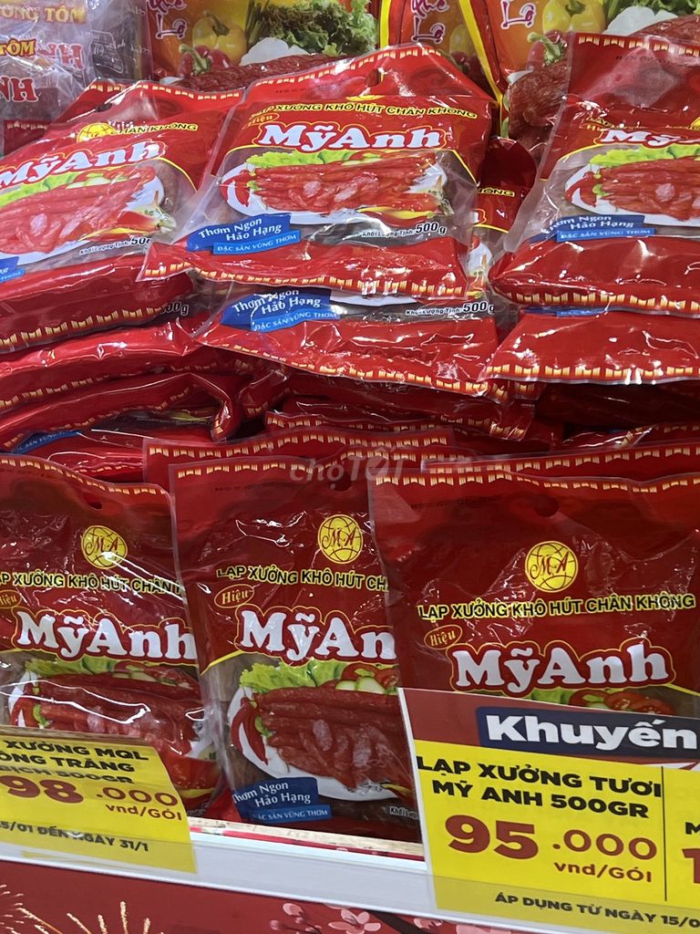 Lạp xưởng Mỹ Anh 500gr giá tốt