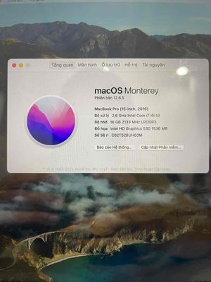 Macbook Pro 15in 2016 đẹp như mới full box