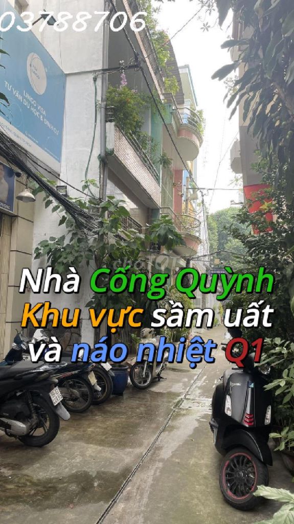 Vi trí đắc địa.Khu vực sầm uất, gần Bùi viện khu tây balo náo nhiệt.Q1