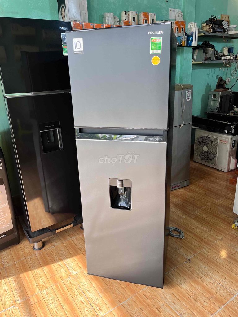 Tủ lạnh Toshiba GR-RT325WE-PMV Xám Thái Lan. Mua bán Tủ lạnh tại Thành phố Trà Vinh Trà Vinh được đăng bởi Điện Máy Điện Lạnh Thanh lý hình 1