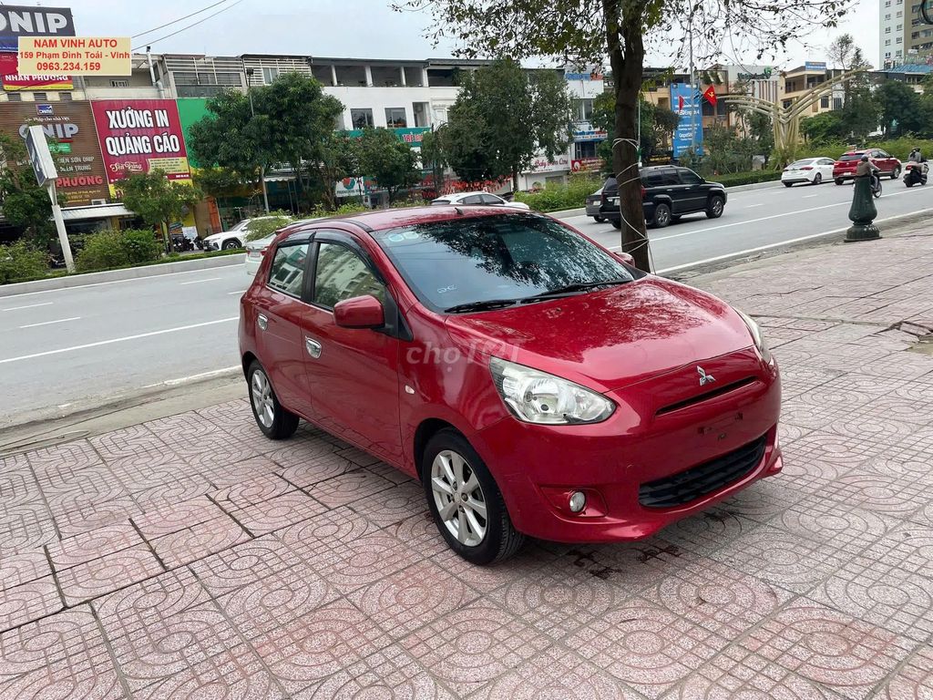 Mitsubishi Mirage 2014 1.2 CVT - siêu đẹp. Mua bán Ô tô tại Thành phố Vinh Nghệ An được đăng bởi Nam Vinh hình 6