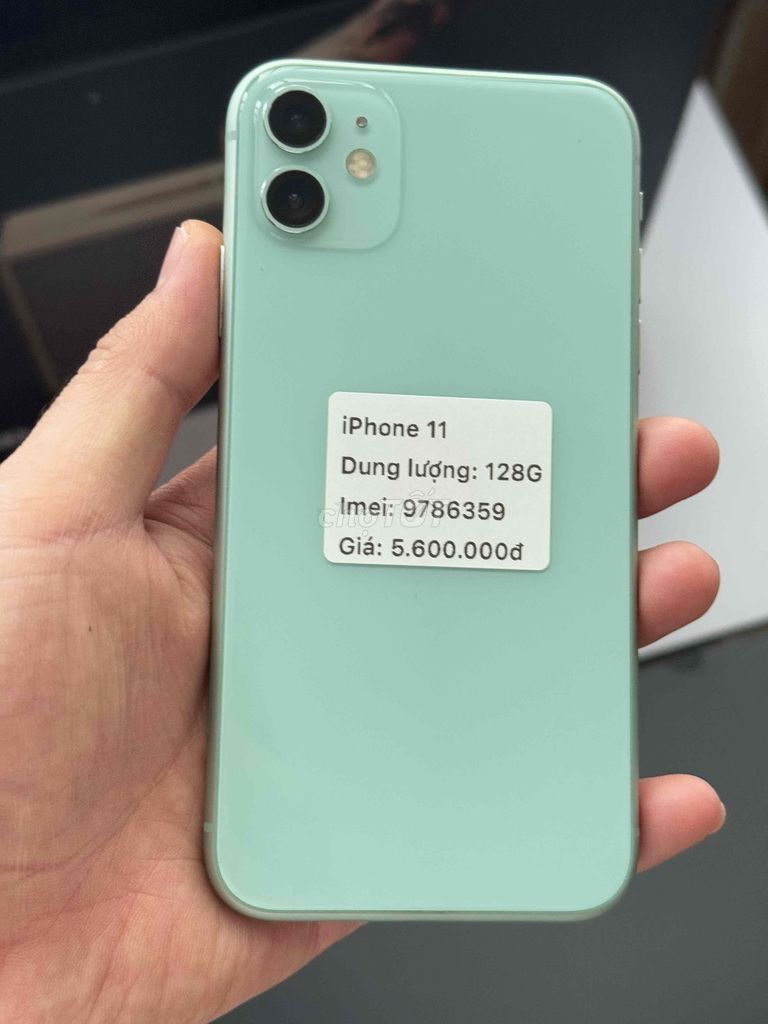 iPhone 11 128GB Xanh máy đẹp giá tốt zin keng. Mua bán Điện thoại tại Thành phố Buôn Ma Thuột Đắk Lắk được đăng bởi Nguyễn Hoàng hình 1