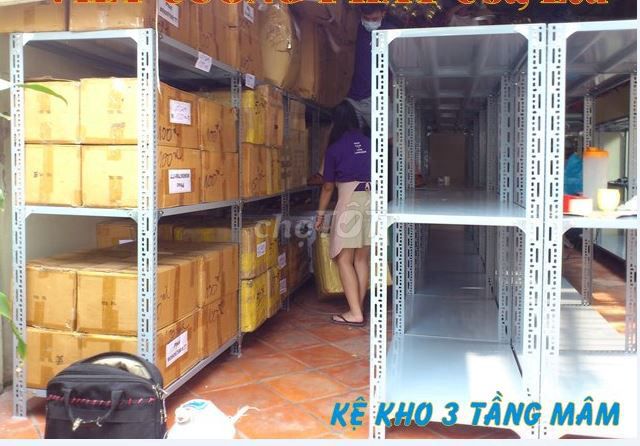 Kệ kho Việt Cường Phát 3 tầng 120x60x150cm. Mua bán Tủ, kệ gia đình tại Quận Bình Tân Tp Hồ Chí Minh được đăng bởi Kệ Thép V Lỗ Đa Năng hình 1