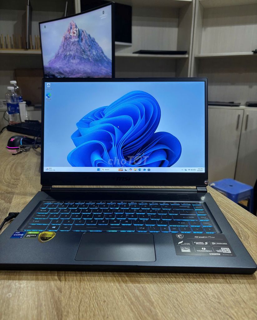Laptop MSI Stealth i7-11th 16GB/512GB GTX 1660Ti. Mua bán Laptop tại Quận Gò Vấp Tp Hồ Chí Minh được đăng bởi KD Computer Shop hình 1