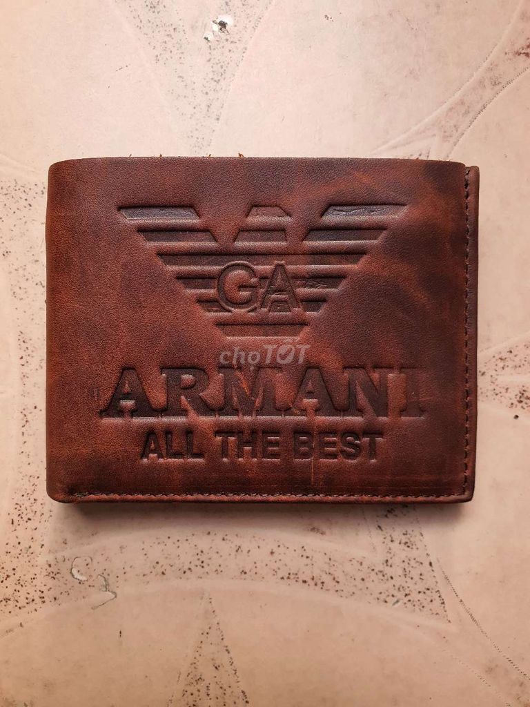 Ví da Armani Nam Da thật. Mua bán Túi xách tại Quận Ninh Kiều Cần Thơ được đăng bởi MÈO HOANG hình 1