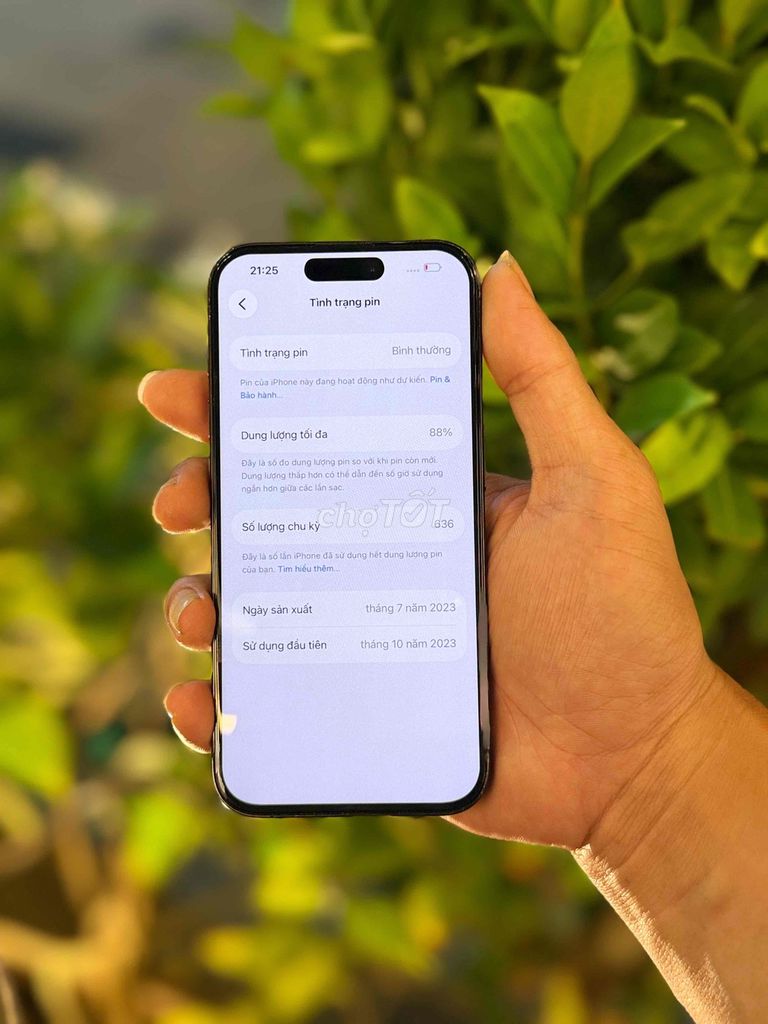 Apple iPhone 15 Pro 256GB Đen VN/A. Mua bán Điện thoại tại Thành phố Vũng Tàu Bà Rịa - Vũng Tàu được đăng bởi phước  hình 1