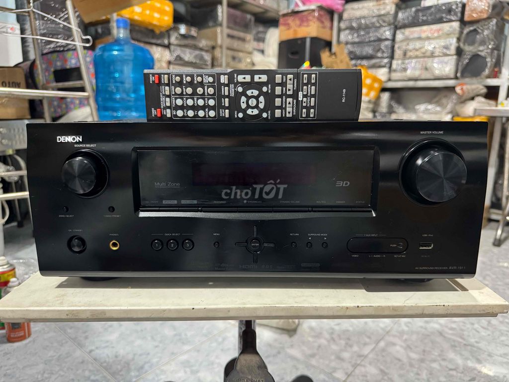 Amply Denon AVR-1911 Đen chạy 14 Sanken CS-460w. Mua bán Tivi, Âm thanh tại Quận 12 Tp Hồ Chí Minh được đăng bởi Thao Đặng hình 1