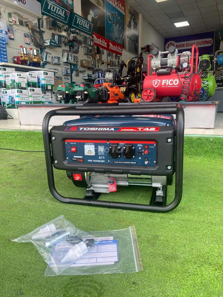 Máy phát điện TOSHIMA 3Kw . Mua bán Đồ chuyên dụng, Giống nuôi trồng tại Thành phố Thủ Đức Tp Hồ Chí Minh được đăng bởi Bình Nam Bình Dương hình 1