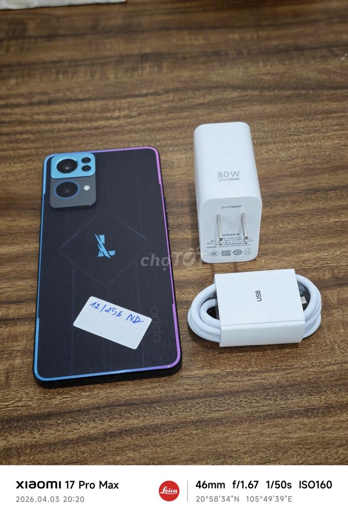 Oppo Reno 7 Pro 5G LOL edition 12/256 có ship COD. Mua bán Điện thoại tại Quận Hoàng Mai Hà Nội được đăng bởi Trần Ngọc Hiếu hình 1