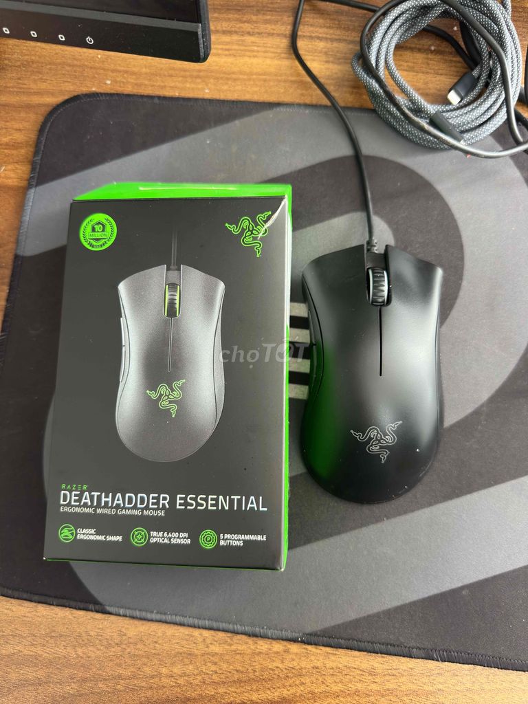Chuột gaming Razer Deathadder Essential Đen. Mua bán Phụ kiện (Màn hình, Chuột...) tại undefined Tp Hồ Chí Minh được đăng bởi Minh San hình 1