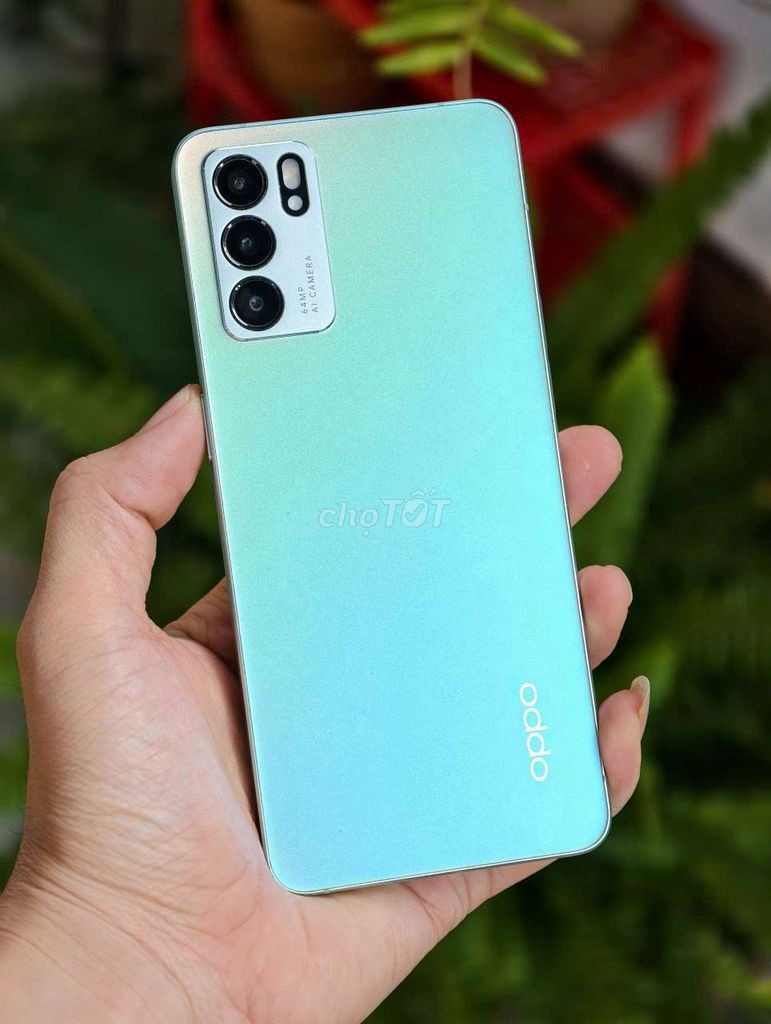 Oppo Reno6 5G 256G Xanh. Mua bán Điện thoại tại Thành phố Thuận An Bình Dương được đăng bởi Thanh Lê hình 1