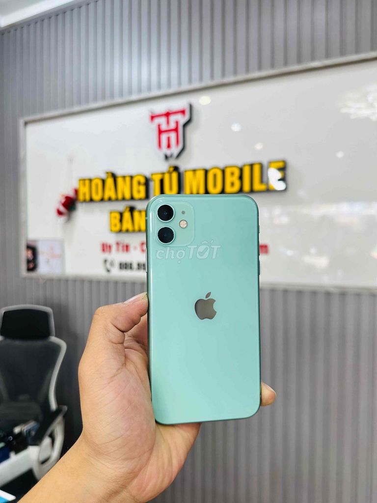Apple iPhone 11 64GB Xanh VN. Mua bán Điện thoại tại Quận Liên Chiểu Đà Nẵng được đăng bởi Hoàng Tú MB hình 1