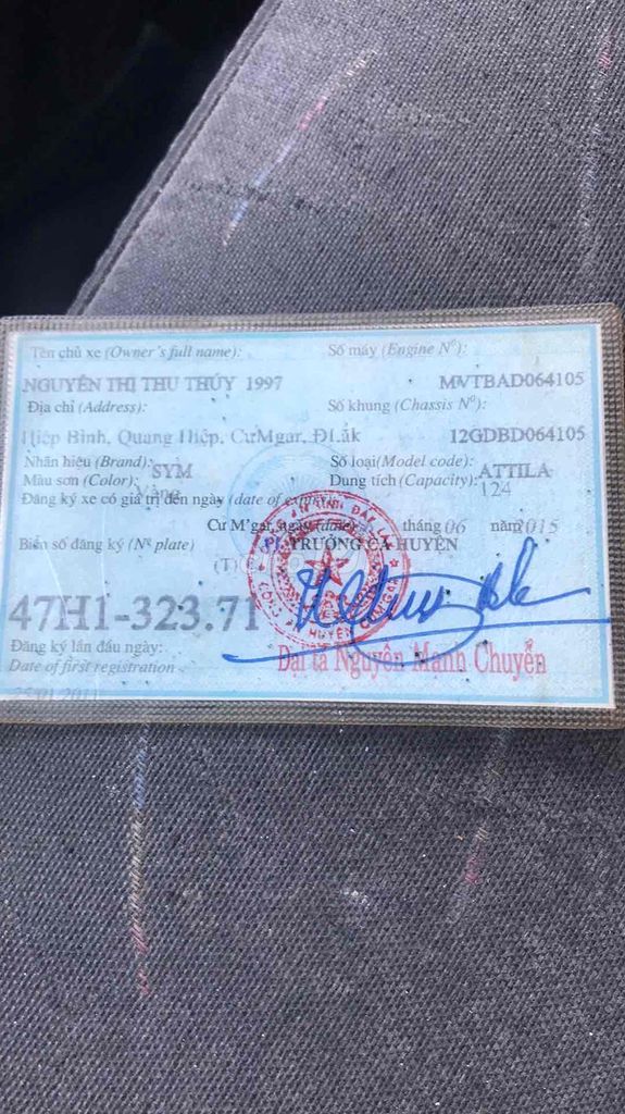 cần bán chiếc ATILA MÁY ÊM. Mua bán Xe máy tại Quận 5 Tp Hồ Chí Minh được đăng bởi Ngoc pham hình 6