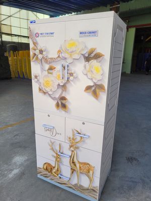 Tủ nhựa moca Gold Deer, tủ quần áo treo có cánh