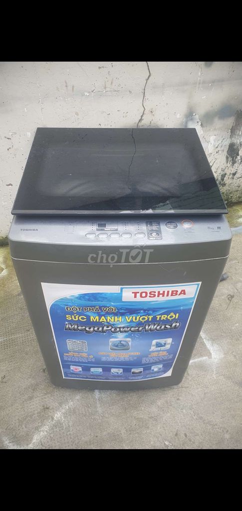 Máy giặt toshiba 8kg zin có bảo hành