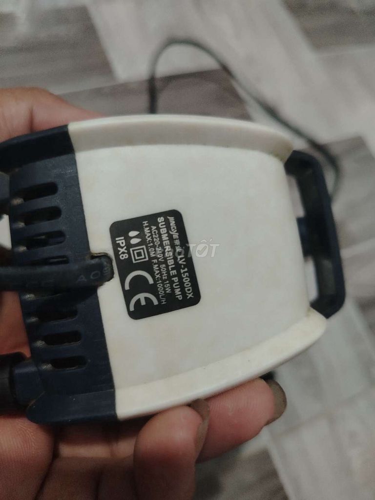 Bơm chìm JINQYE LV-1500DX Hồ cá. Mua bán Phụ kiện, Thức ăn, Dịch vụ tại Huyện Đông Hải Bạc Liêu được đăng bởi Vi Khánh hình 1