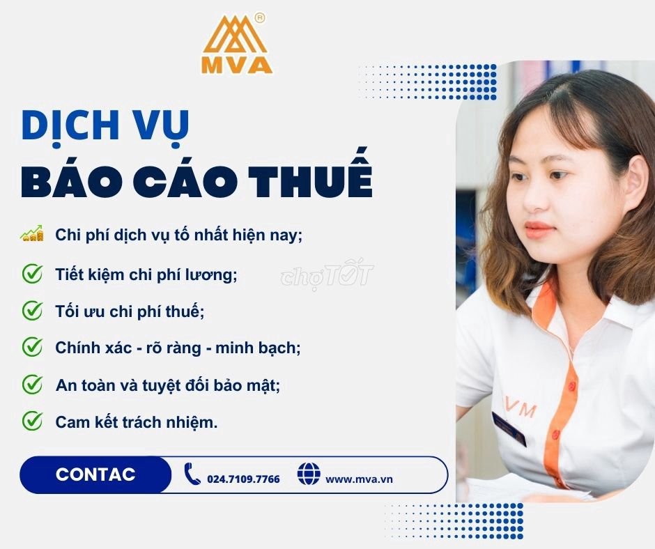 Dịch vụ báo cáo thuế CT MVA