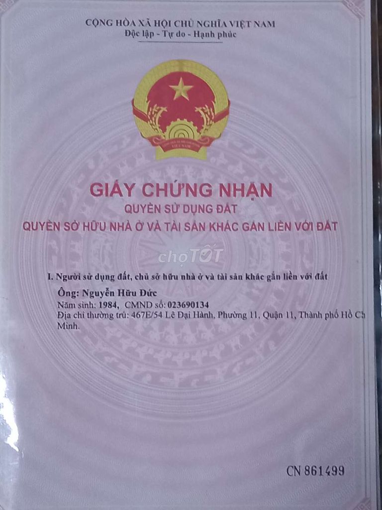 Cần bán nhà giáp Bình Chánh, gần chợ, trường học cấp 1 2 3.