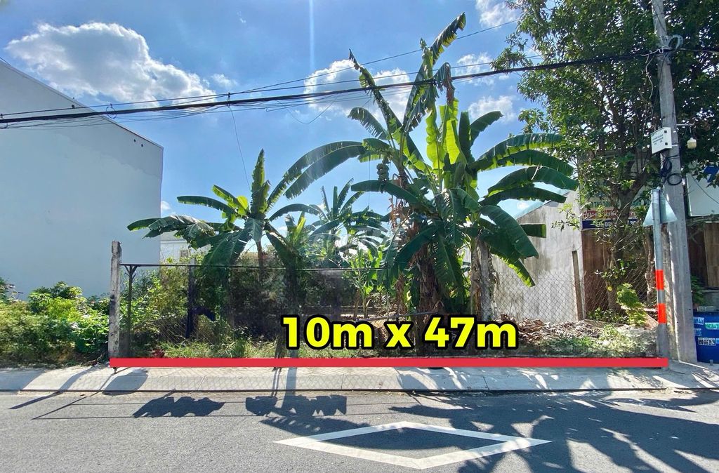 Đất làm nhà vườn (10x47) ngay TT Thị trấn Củ Chi. Thu hồi vốn 690Tr