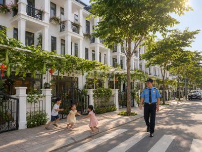 NHÀ PHỐ 3 TẦNG KHU COMPOUND 24/24, CÁCH THỦ ĐỨC 16KM. GIÁ 3,5 TỶ/CĂN