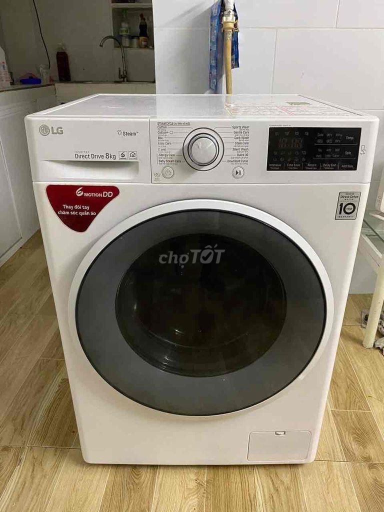 Máy Giặt LG 8.0kg Inverter Like new Bảo Hành 12THG