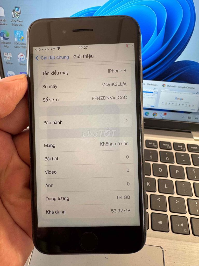 Apple iPhone 8 64GB Đen 99%. Mua bán Điện thoại tại Quận 6 Tp Hồ Chí Minh được đăng bởi QUỐC THIÊN BÁN GÓP 0 ĐỒNG  hình 1