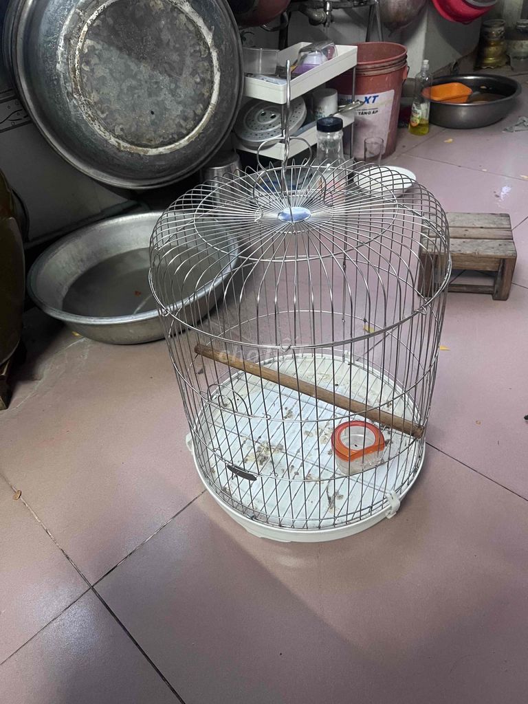 Lồng chim kim loại Bạc. Mua bán Phụ kiện, Thức ăn, Dịch vụ tại Quận 6 Tp Hồ Chí Minh được đăng bởi Minh Hoang hình 1