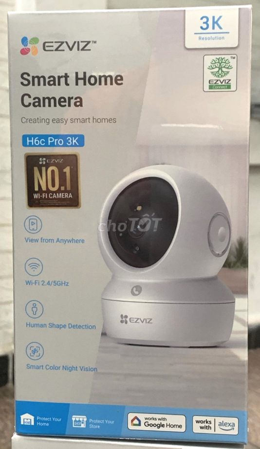 Camera wifi EZVIZ H6C Pro 3K 5MP hàng chính hãng