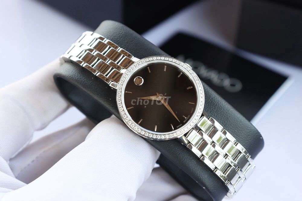 ĐH Nữ Movado Kora Mới 100% Niềng Kim Cương Fullbox