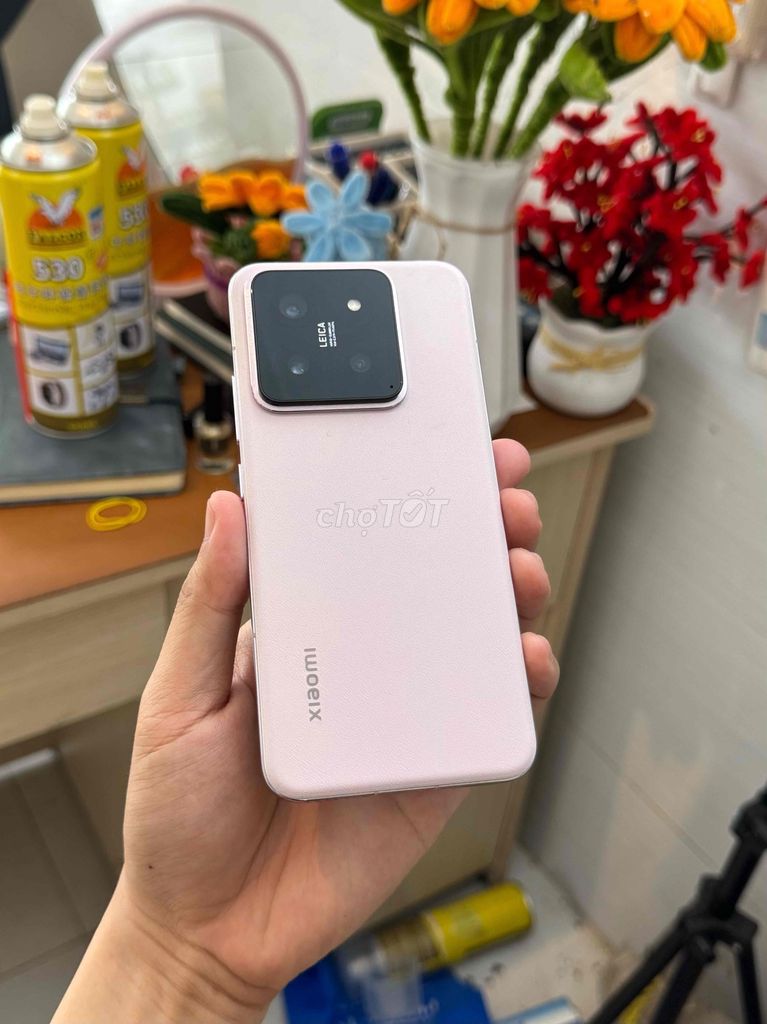 Xiaomi 14 256GB Hồng đẹp keng FullBox.. Mua bán Điện thoại tại Thành phố Mỹ Tho Tiền Giang được đăng bởi Phước Lộc Mobile Mỹ Tho hình 1