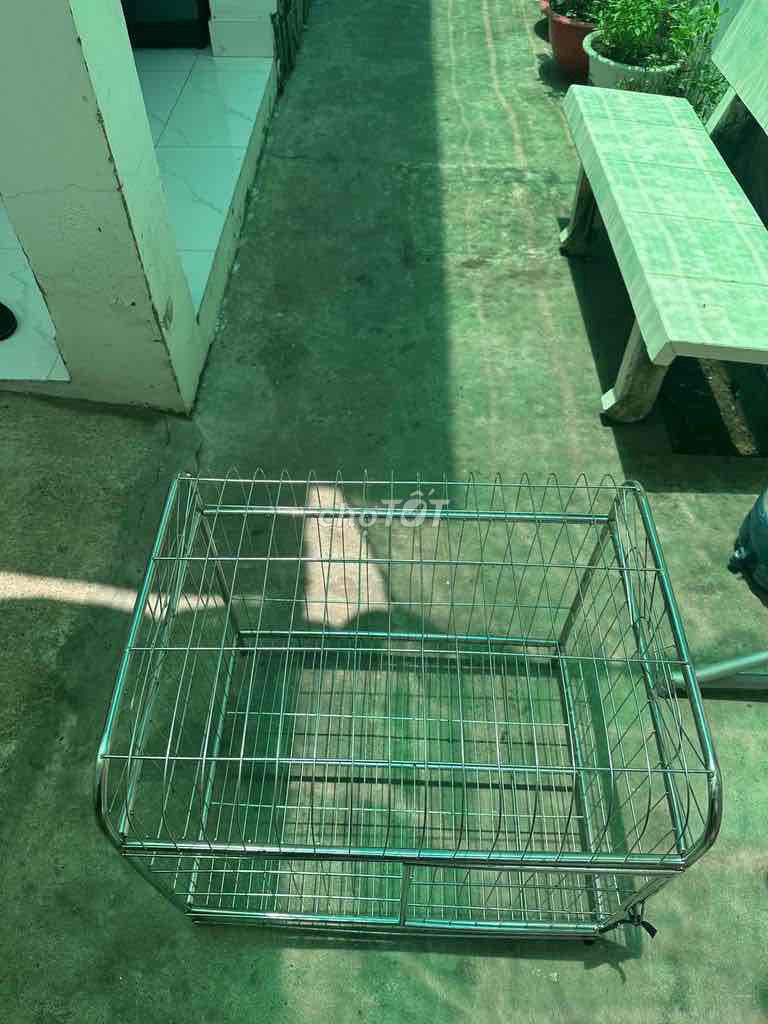 Lồng thú cưng Inox. Mua bán Phụ kiện, Thức ăn, Dịch vụ tại Thành phố Bến Tre Bến Tre được đăng bởi Phạm Nhã hình 1
