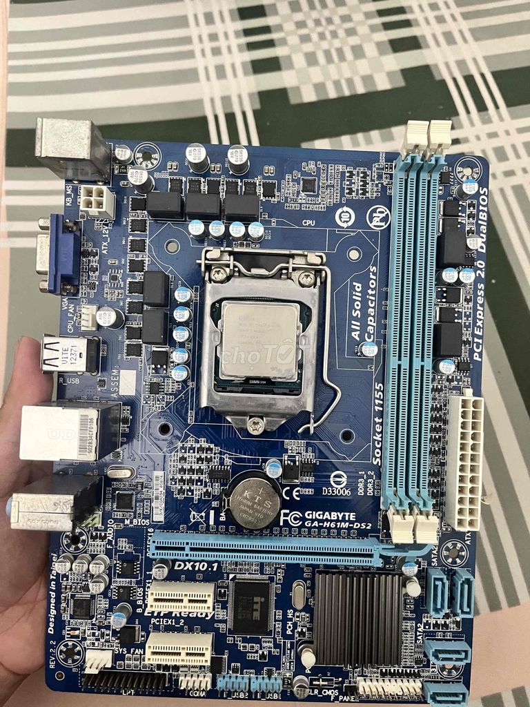 Bo mạch chủ Gigabyte GA-H61M-DS2 + cpu i5 3570. Mua bán Linh kiện (RAM, Card...) tại Huyện Châu Thành Tiền Giang được đăng bởi Nguyễn Lợi hình 1