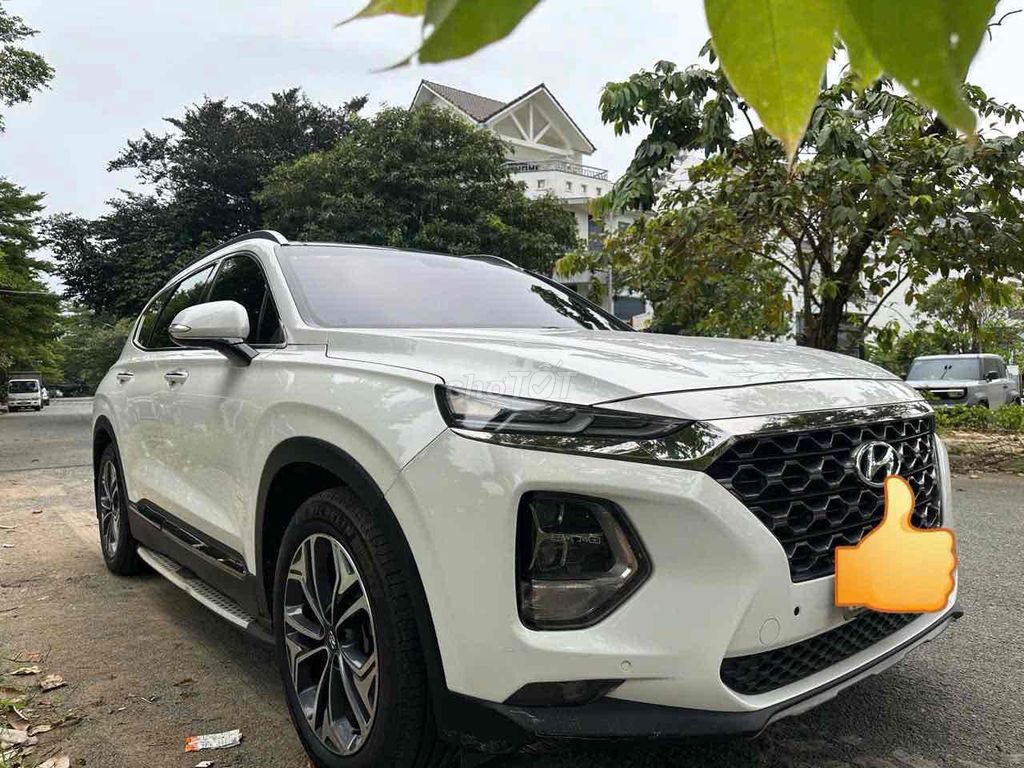 Hyundai Santafe, полная дизельная комплектация, 2020, белый