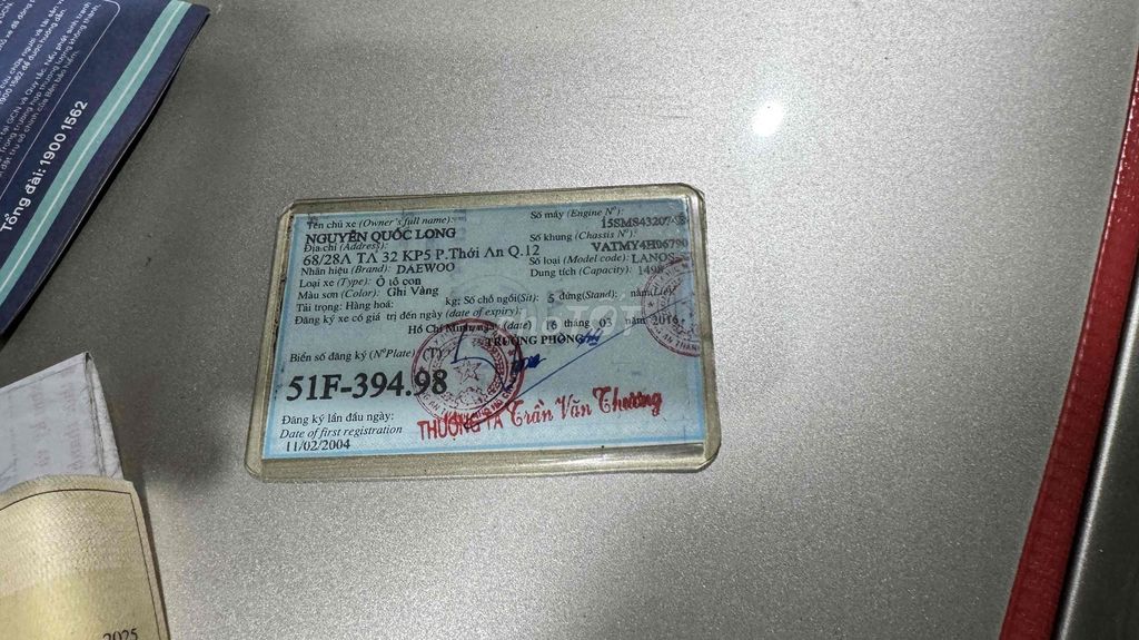 Daewoo Lanos 2004 SX - 99999 km. Mua bán Ô tô tại Huyện Bình Chánh Tp Hồ Chí Minh được đăng bởi Tùng hình 5