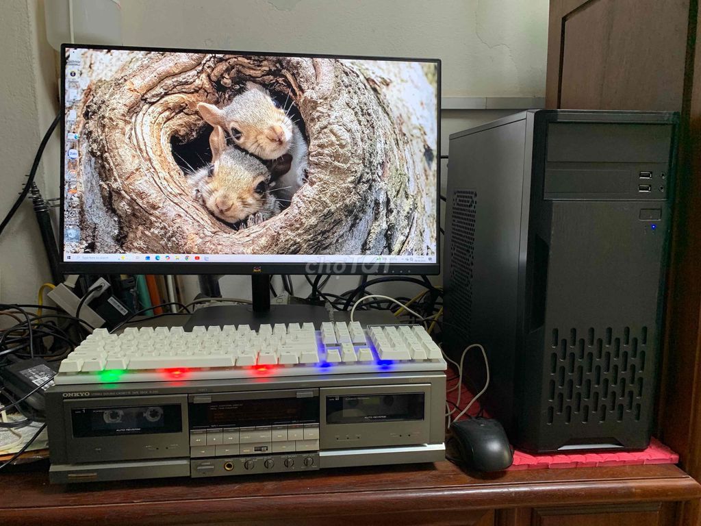 Bộ máy tính để bàn i3 Gen 6 8GB/128GB ViewSonic 24. Mua bán Máy tính để bàn tại Huyện Thanh Trì Hà Nội được đăng bởi Long hình 1