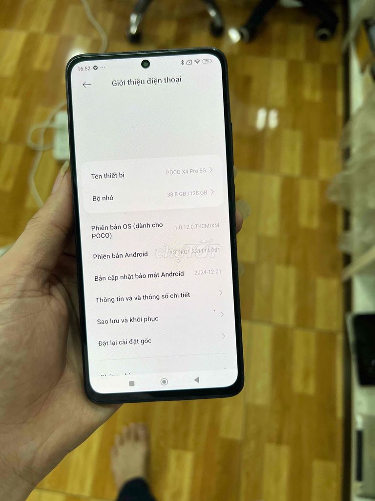 POCO X4 Pro 5G 128GB Đen. Mua bán Điện thoại tại Quận Bình Thạnh Tp Hồ Chí Minh được đăng bởi Đông Mobile hình 1