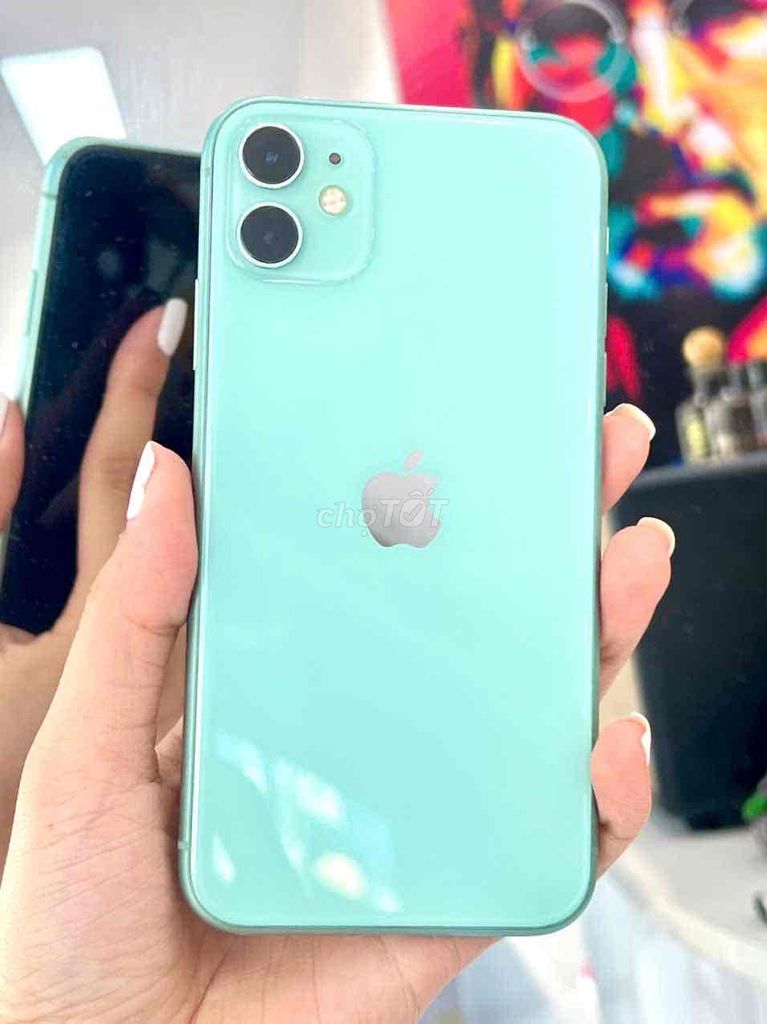 Apple iPhone 11 128GB Xanh lá 100%. Mua bán Điện thoại tại Thành phố Mỹ Tho Tiền Giang được đăng bởi Hoàng Thành Apple hình 1