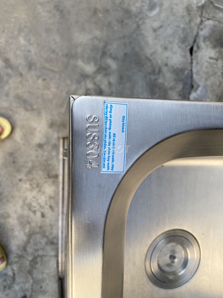 Bồn rửa chén Inox SUS304 . Mua bán Dụng cụ nhà bếp tại Quận 8 Tp Hồ Chí Minh được đăng bởi Lê Trí hình 1