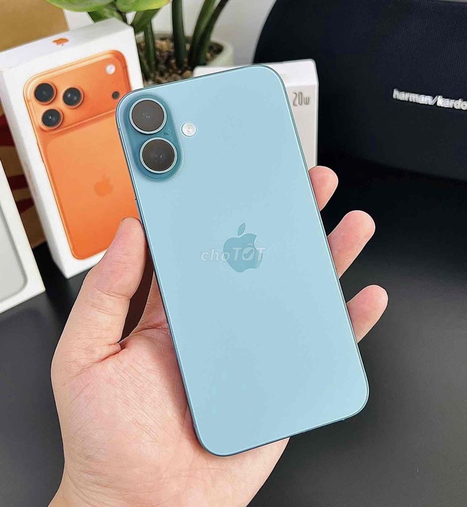 Apple iPhone 16 Plus 128GB Teal Chính Hãng VN 99%. Mua bán Điện thoại tại Quận 8 Tp Hồ Chí Minh được đăng bởi CA REM BÁN TÁO hình 1