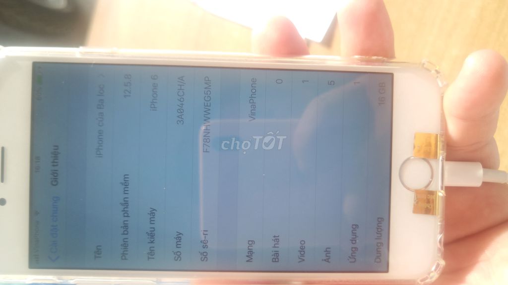 Apple iPhone 6 16GB Vàng. Mua bán Điện thoại tại Quận 7 Tp Hồ Chí Minh được đăng bởi Hồ bá lộc hình 1