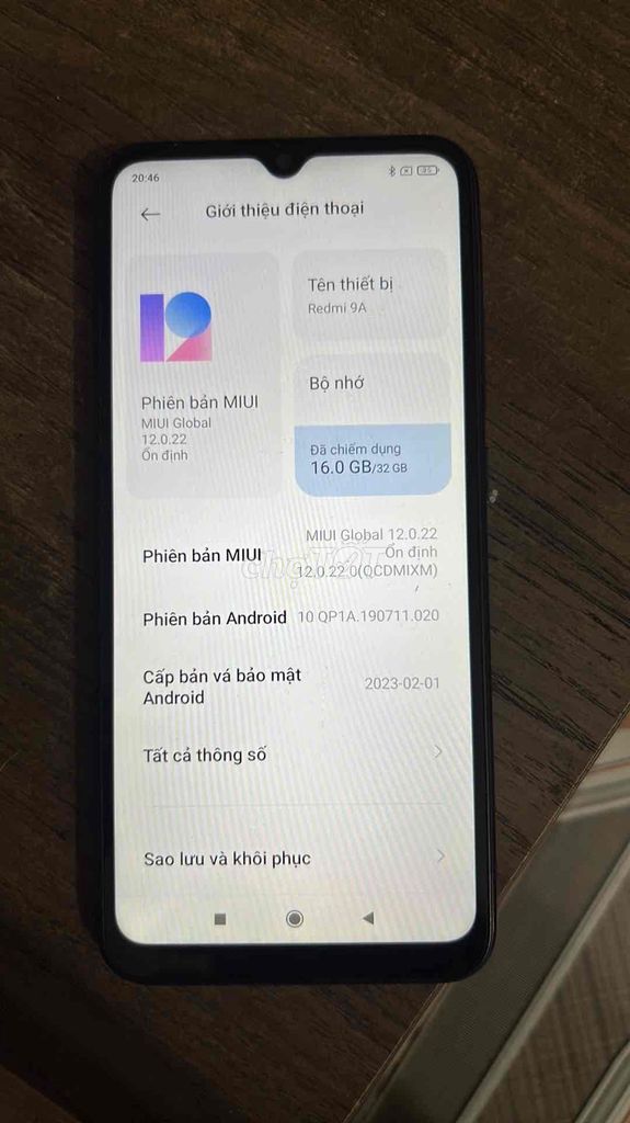 realme 9A. Mua bán Điện thoại tại Quận Bắc Từ Liêm Hà Nội được đăng bởi Minh hình 1