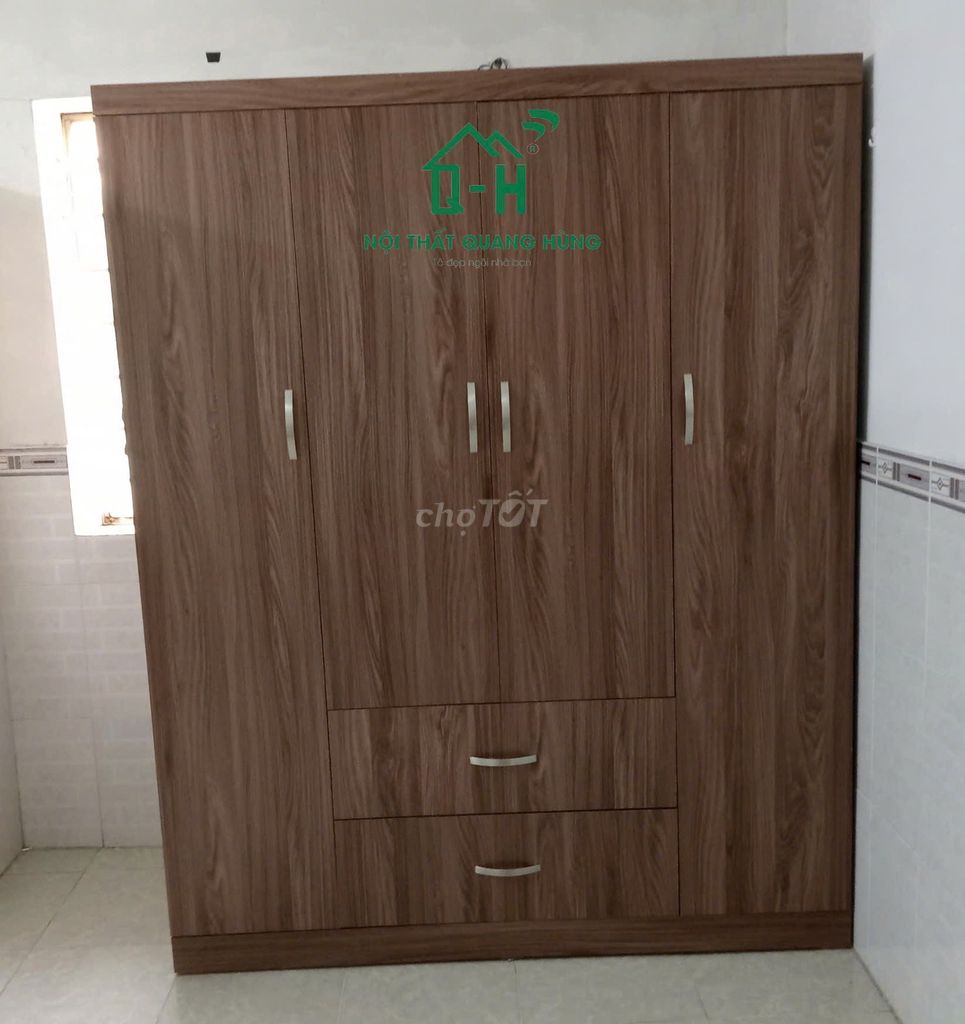 Tủ quần áo Gỗ MDF-TỦ QUẦN ÁO-TỦ MDF-TỦ QUẦN ÁO MDF. Mua bán Tủ, kệ gia đình tại Thành phố Thuận An Bình Dương được đăng bởi Nội thất Quang Hùng hình 1