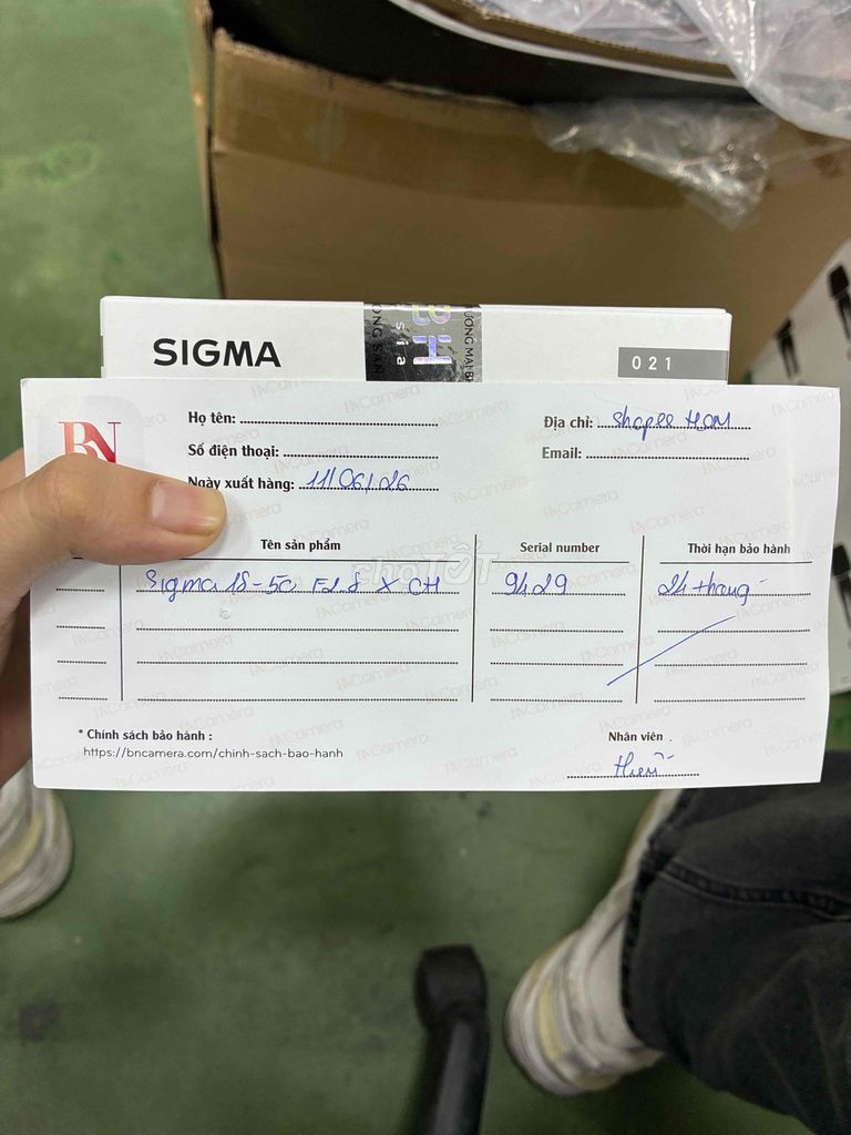 Ống kính Sigma 18-50mm F2.8 DC DN ngàm Fuji X new. Mua bán Máy ảnh, Máy quay tại Thành phố Dĩ An Bình Dương được đăng bởi Hoàng Hùng hình 1